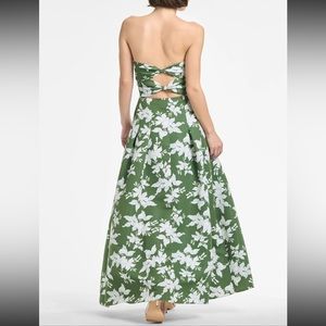 NWT Sachin & Babi Margaux Gown - Green Narcissus